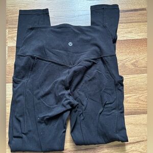 lululemon athletica Black Leggings with Side Pockets